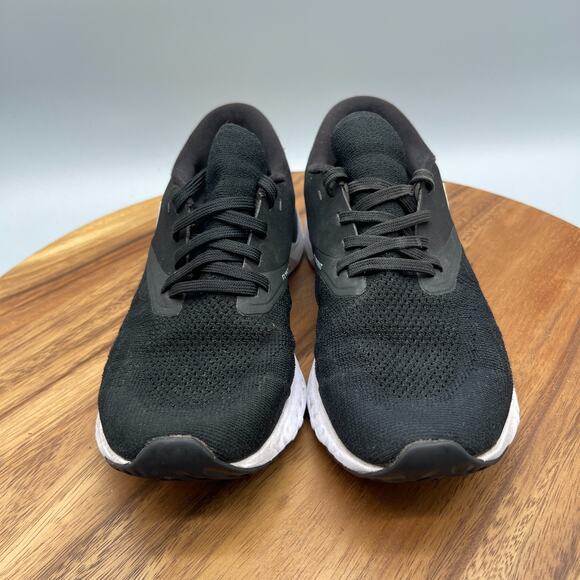 Nike Odyssey React Flyknit 2 Shoes Womens 9 Black White Running Comfort Walking - Picture 2 of 8